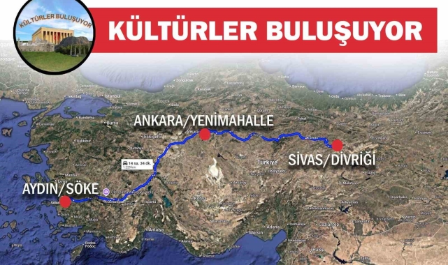 Söke'nin 'Kültürler Buluşuyor' projesi Aydın, Ankara ve Sivas'ı bir araya getirecek