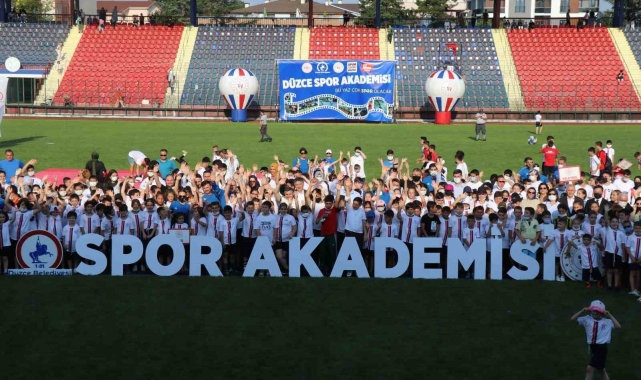 Spor şehri Düzce'nin yükselen yıldızı; spor akademisi