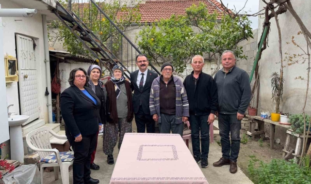 Sultanhisar Kaymakamı Ateş, Yaşlılara Saygı Haftası'nda ailelerle buluştu