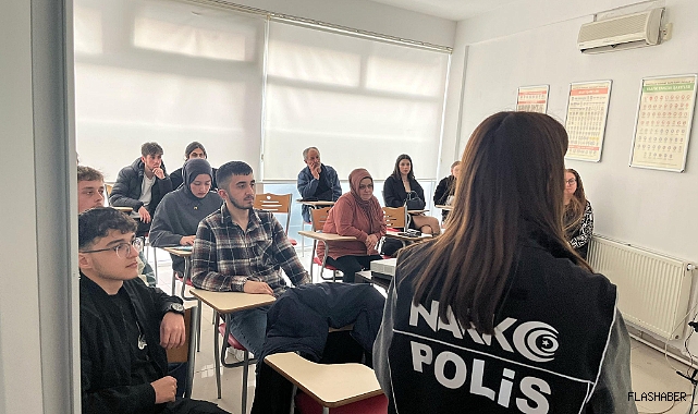 Sürücü adayları uyuşturucu konusunda bilgilendirildi