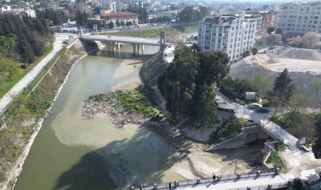 Suyun renginin değiştiği Asi Nehri'nde tedirgin eden balık ölümleri