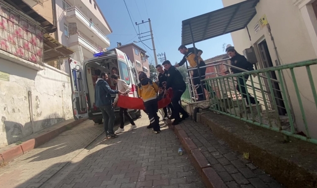 Tabancayı kazara ateşleyen kadın bacağından yaralandı