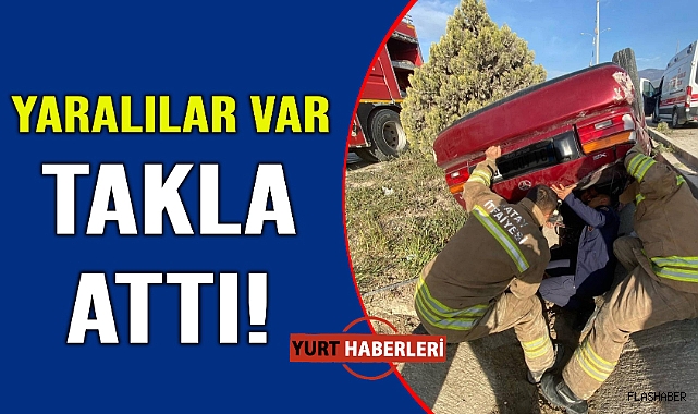 Takla atan araçta can pazarı