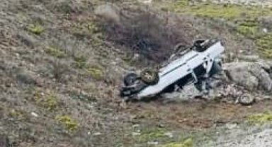 Takla atan otomobilde 1 kişi öldü, 1 kişi yaralandı