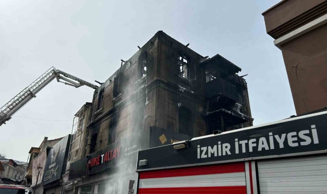 Tarihi çarşıda korkutan yangın