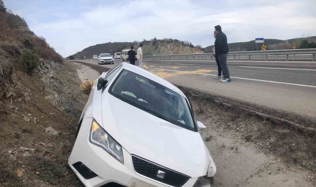 Tavşanlı'da trafik kazası 1 yaralı