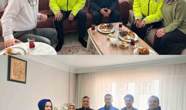 Tekirdağ Emniyeti'nden meslekte ve ailede 'en'lere vefa