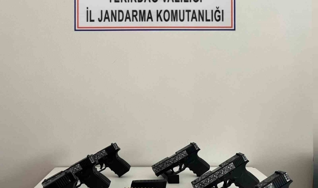 Tekirdağ'da jandarmadan kaçakçılık ve silah operasyonu
