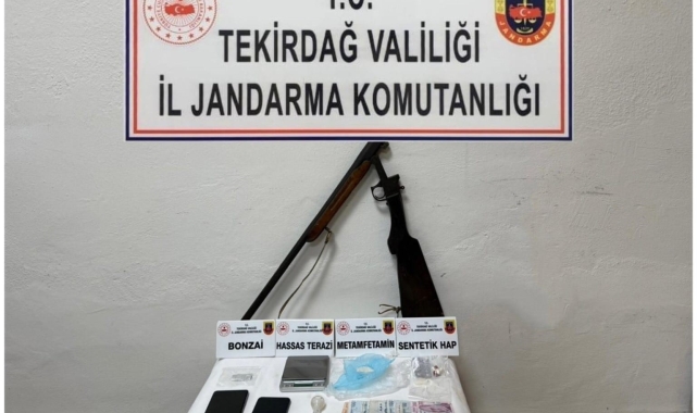 Tekirdağ'da jandarmadan uyuşturucu operasyonları: Çok sayıda madde ele geçirildi