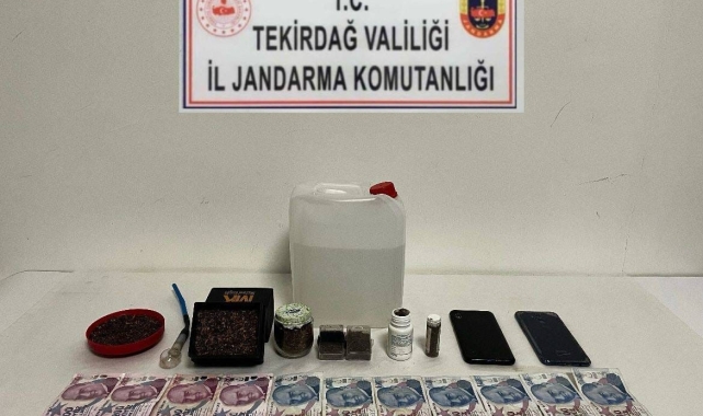 Tekirdağ'da uyuşturucu operasyonu