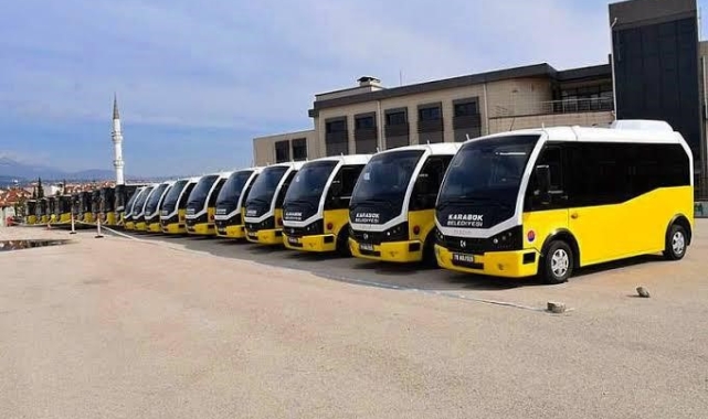 Toplu taşıma bayramda Karabük'te ücretsiz olacak