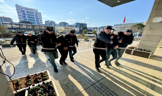 Trabzon'daki uyuşturucu operasyonunda yakalanan 6 zanlı tutuklandı