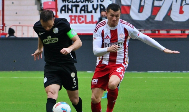 Trendyol Süper Lig: Antalyaspor: 0 - Çaykur Rizespor: 0