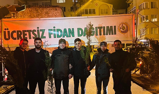 Ücretsiz fidan dağıtımı Sinoplu vatandaşlardan ilgi gördü