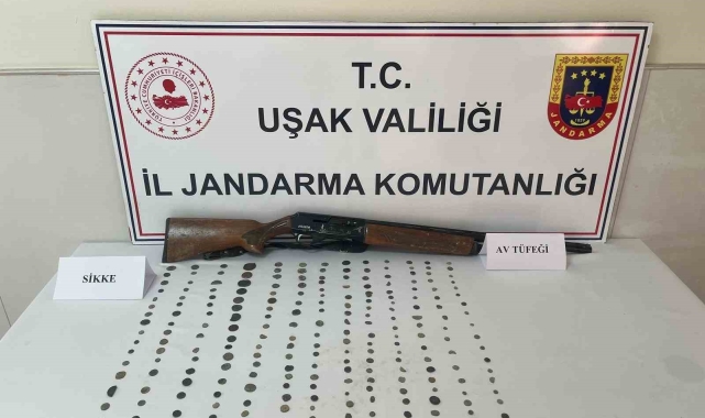 Uşak'ta Osmanlı ve Roma dönemlerine ait 232 adet sikke yakalandı