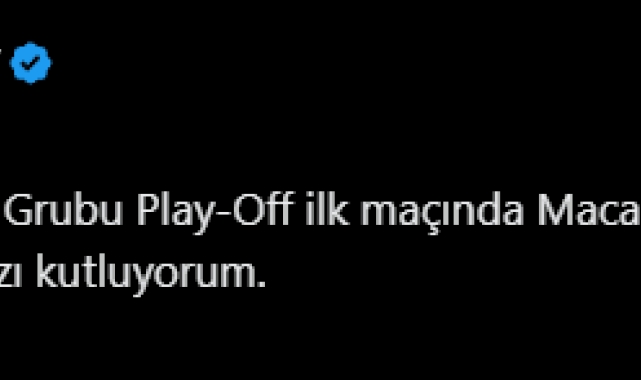 Vali Aksoy'dan milli takıma tebrik mesajı