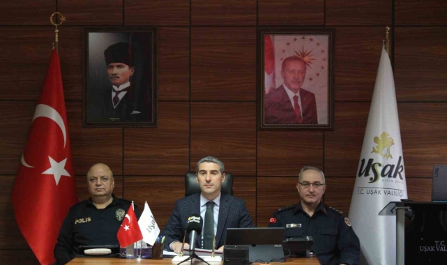 Vali Aktaş; "Uşak'ta kişilere karşı işlenen önemli suçlarda aydınlatma oranı yüzde 98,2"