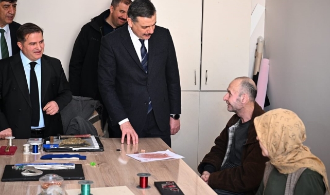 Vali Çiftçi, Palandöken Bakım Merkezi'ni ziyaret etti