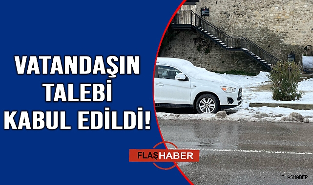 Vatandaşın dilekçesi sonuç verdi
