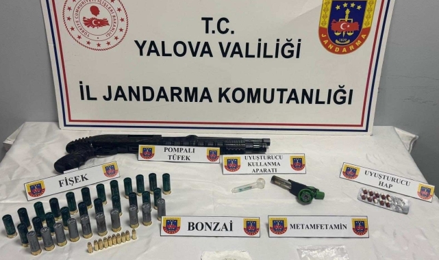 Yalova'da otomobilde uyuşturucu ele geçirildi