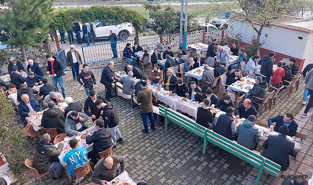 Yaykıl Köyü'nde bayram sabahı birlik sofrası kuruldu