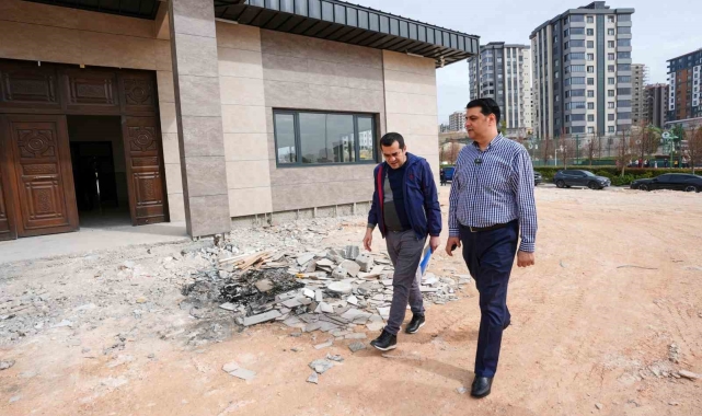 Yılmaz, projeleri yerinde inceledi