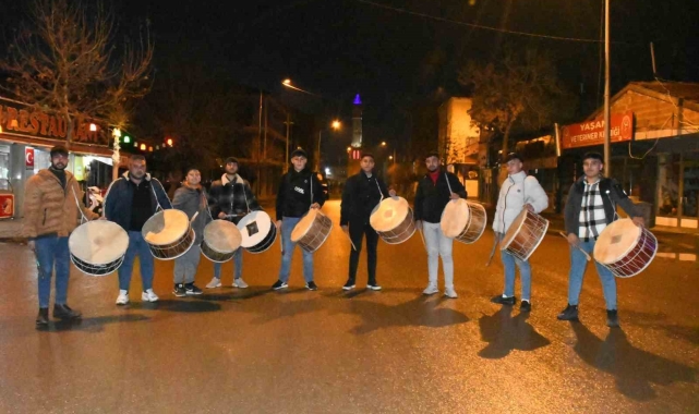 Yozgat'ta davulcular mesailerine başladı