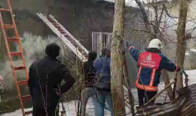 Yüksekova'da korkutan yangın