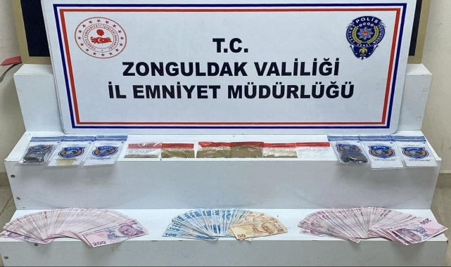 Zonguldak'ta uyuşturucu operasyonunda 2 zanlı tutuklandı
