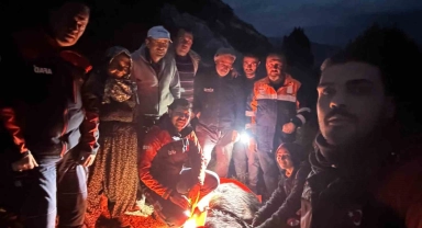 120 kiloluk keçi için ekipler seferber oldu