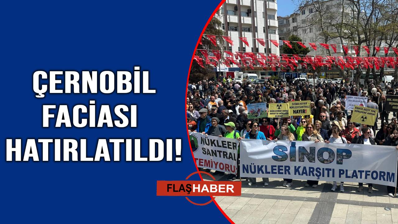 Sinop'ta Nükleere Hayır sloganları yükseldi