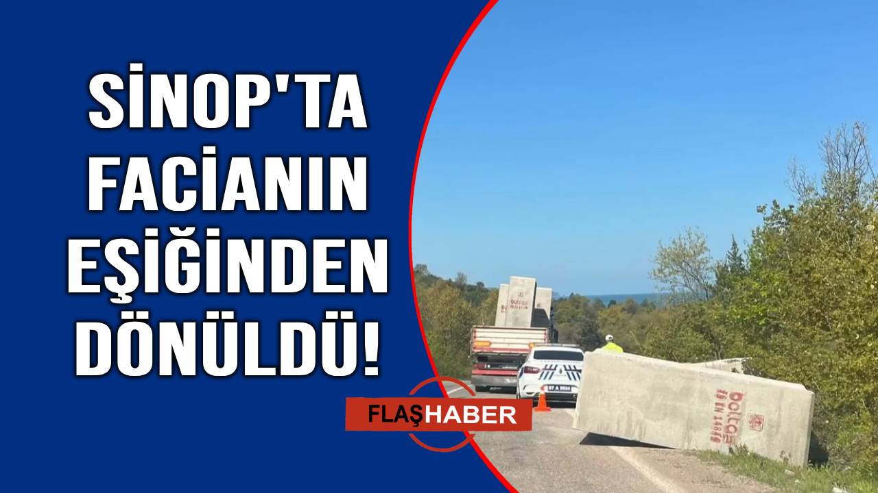 Seyir halindeki tırdan düşen taşlar yürekleri ağızlara getirdi