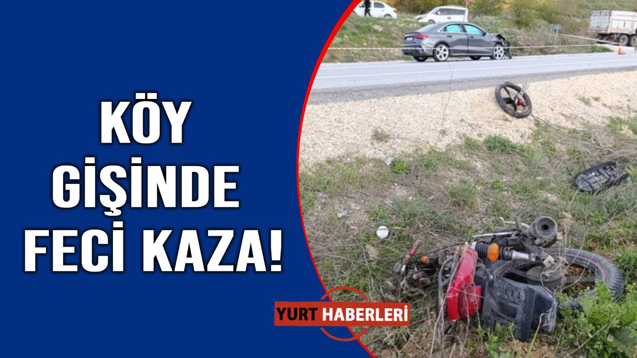 Genç sürücü olay yerinde can verdi