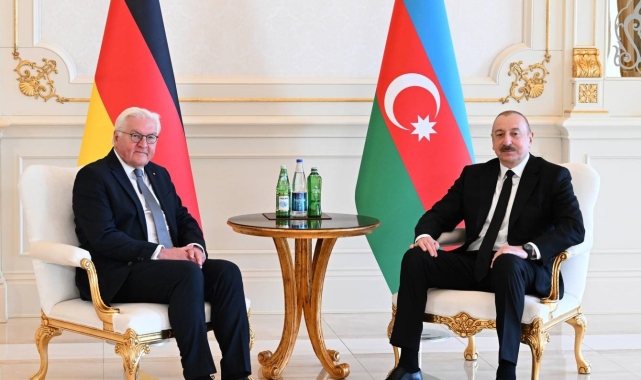 Almanya Cumhurbaşkanı Steinmeier, Aliyev ile görüştü