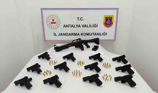 Antalya'da ruhsatsız silah operasyonu: 1 kişi tutuklandı