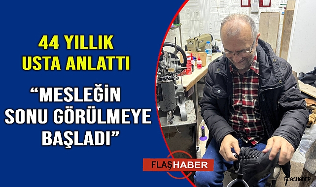 Ayakkabı tamirciliği Sinop’ta yavaş yavaş kayboluyor