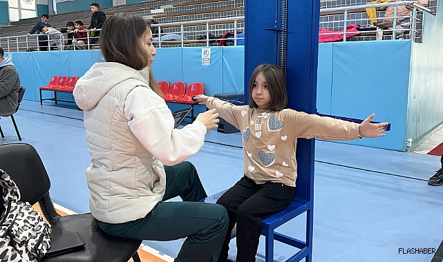 Ayancık’ta geleceğin sporcuları testten geçti