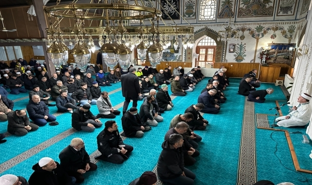 Bafra'da şehitler için mevlit okutuldu