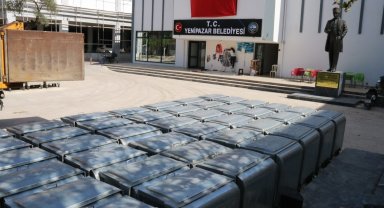 Başkan Çerçioğlu'ndan Yenipazar'a konteyner desteği