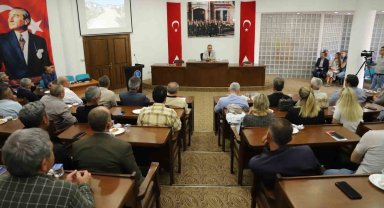 Başkan Tetik muhtarlarla istişare toplantısında buluştu