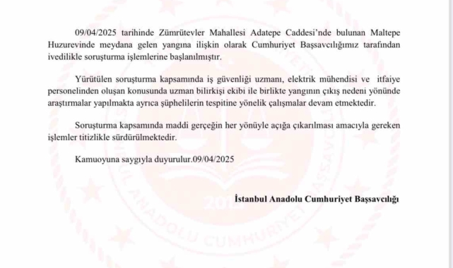 Başsavcılıktan huzurevindeki yangına ilişkin açıklama: "Şüpheliler tespit edilecek"