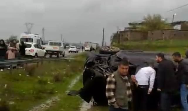 Batman-Kozluk yolunda trafik kazası: 5 yaralı