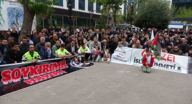 Batman'da Gazze için oturma eylemi yapıldı