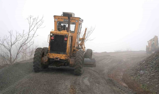 Battalgazi Belediyesi'nden 3 kilometrelik yol iyileştirmesi