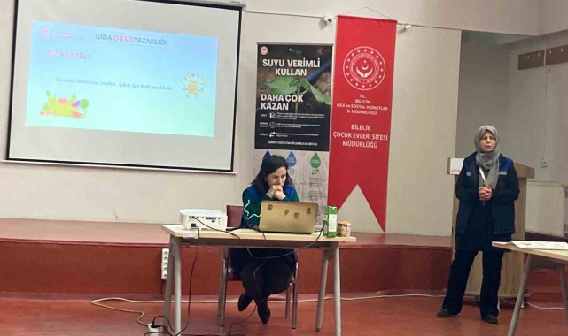 Bilecik'te gıda ve su bilinci eğitimi düzenlendi
