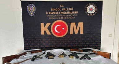 Bingöl'de silah kaçakçılığı operasyonu: 2 tutuklama
