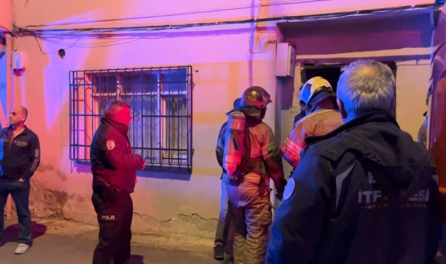 Bursa'da iki katlı evde yangın paniği