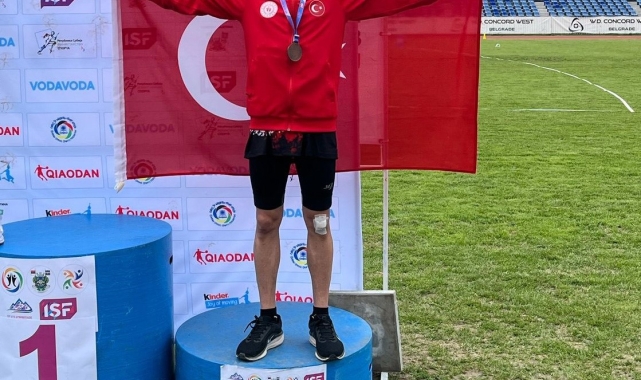Bursalı Milli atletten dünya üçüncülüğü