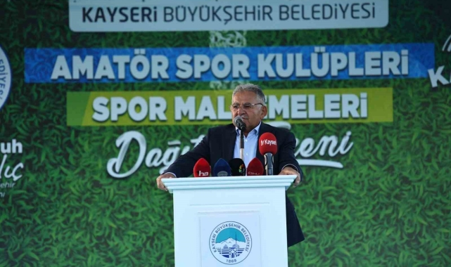 Büyükkılıç'tan amatör spor kulüplerine büyük destek