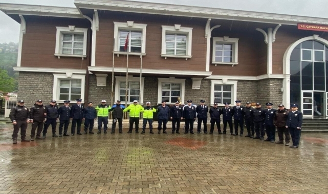 Çaykara'da Türk Polis Teşkilatının 180. kuruluş yıl dönümü kutlandı